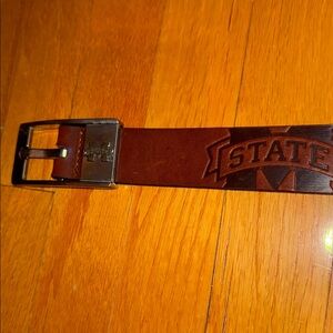 Mississippi State Leather Belt